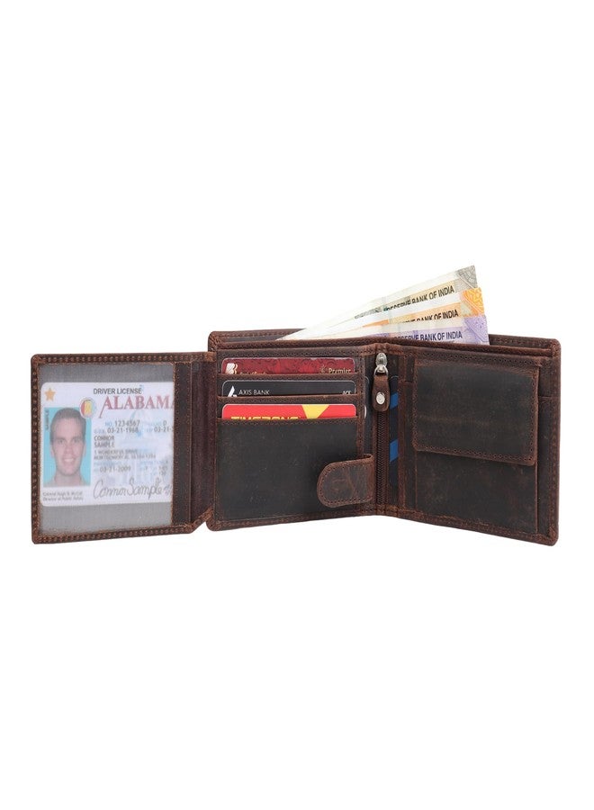 جي آند أتش محفظة جلدية بنية اللون للرجال من جي آند إتش مزودة بتقنية RFID - Image 4